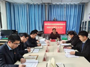 公海彩船6600 召开2020年度向导班子民主生涯会