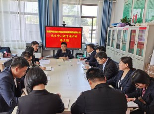 公海彩船6600  举行党史学习教育第五期念书班